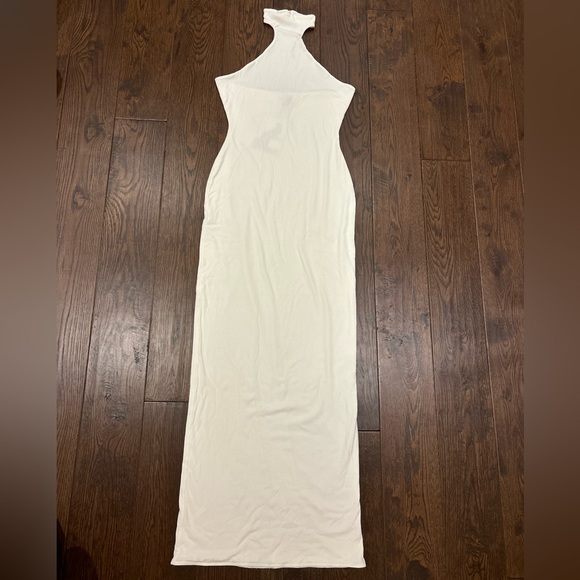 Naked Wardrobe Halter Rib Maxi Dress Women’s Size Extra Large - Picture 5 of 11
